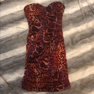 Snake Print Dress